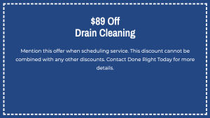 $89 off drain cleaning special for Delaware and chester county residents